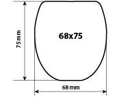 Наклейка фигурная 68х75 мм