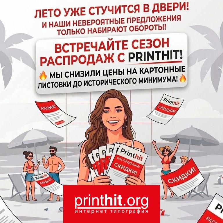 Сезон распродаж с PRINTHIT объявляется открытым! 